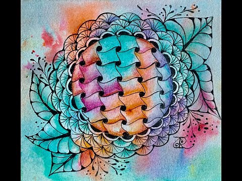 Cadent by Zentangle® tangle tutorial with Annie Reiser, CZT
