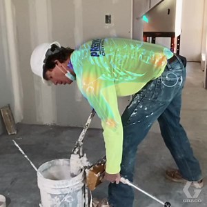 Drywall taping and finishing is hard work. Why make it harder? Look into the industry’s first cordless battery-powered loading pump for drywall finishing. Check out Graco PowerFill™. Easily fills all your manual or automatic taping and finishing tools in no time with no effort. Never hand pump again! No more fatigue. There is a PowerFill series for all contractors. Learn more at www.graco.com/powerfill | Graco Contractor Equipment - EMEA