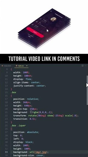 Mind-Blowing 3D Layered Hover 😍 | CSS Image Effect #shorts