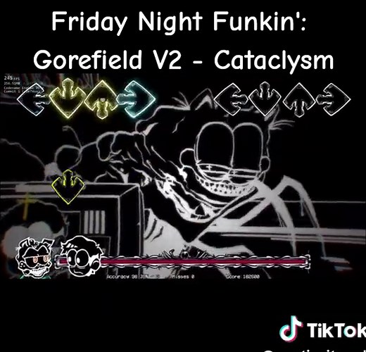 Friday Night Funkin' Gorefield V2 Cataclysm Mod