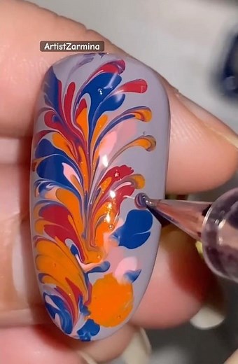 Easy Nail Art For Beginners #nailart #zarminasmallworld #ytshorts