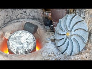 Amazing Aluminum Fan Blade Casting process