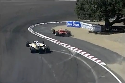 The pass that became legend in 1996 🍿 | NTT INDYCAR SERIES