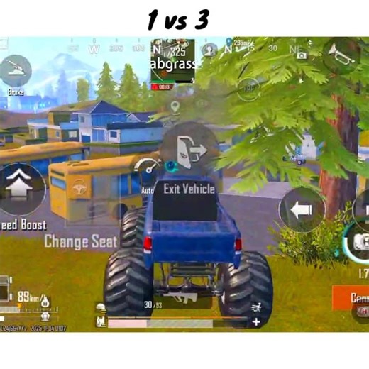 1 vs 3 🔥🥵🥵#pubg #pubgmobile #bgmi #gaming