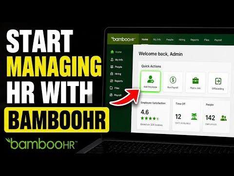 How to Start Managing Human Resources with BambooHR - Beginner Guide