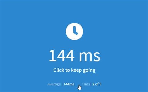 CSGO玩家的反应时间测试