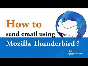 How to send email using Mozilla Thunderbird? ‪@OnliveServer‬