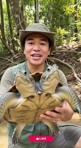 Meet the Two-Headed Turtle That Left Everyone Speechless! 🐢🤯