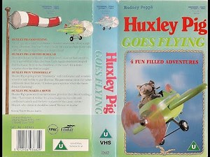 Original VHS Opening and Closing to Huxley Pig Goes Flying UK VHS Tape
