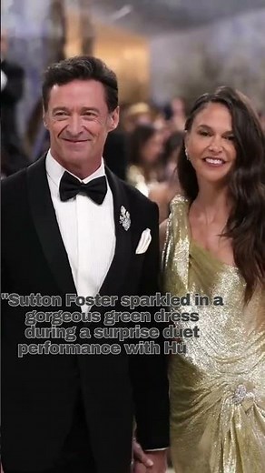 Sutton Foster & Hugh Jackman Surprise Duet! ߎ #shorts