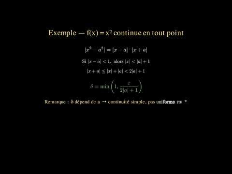 Continuité et limites — Théorèmes fondamentaux | Maths Sup | PrepaMaths