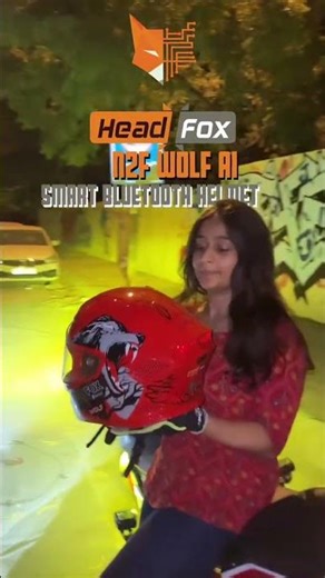 This Helmet Talks! 😳 | Wolf Smart Helmet Demo
