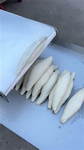 Croissants made by bread forming machine