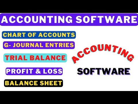 FULLY AUTOMATIC ACCOUNTING SOFTWARE IN EXCEL CHART OF ACCOUNTS G-J TRIAL BALANCE PROFIT & LOSS B/S