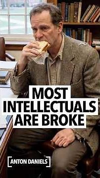 Man explains why most intellectuals are broke, liberal, and pretend to hate capitalism in America 🤔