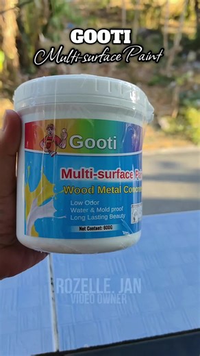 Gooti Multi-Surface Paint for Wood, Metal, and Concrete