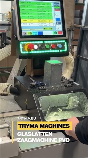 Glaslatten zaagmachine pvc