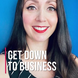 To get down to business = to get started 💼 "Let's get down to business." When could you use this phrase? #englishlikeanative #learnenglish | English Like a Native
