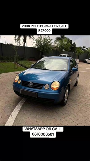 Polo bujwa for sale price R27,000 for more information WhatsApp or Call 0810088581