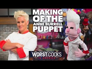 Making of the Anne Burrell Puppet | Worst Cooks in America | Puppet Nerd