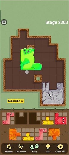 Cute Cat Puzzle Challenge #catgame #puzzle #cutecats #brainchallenge #catlover #relaxing #logicgame