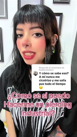 Respuesta a @Featherwhiskerr guía para saber si puedes realizarte el piercing industrial #industrialpiercing #fyppppppppppppppppppppppp #ecatepec #cdmx #piercing