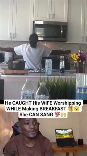 He CAUGHT His WIFE Worshipping WHILE Making BREAKFAST 🥞😮 #music #musicians #explore #challenges