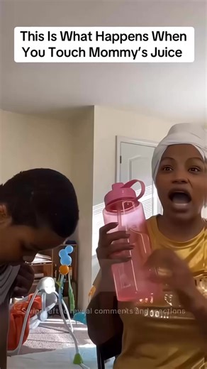 😂 Sooo I told Blake (he was 6 at the time) to stop randomly picking up cups and drinking out of them. What does he do? Ignores me… grabs my cup anyway and takes a big ol’ gulp. It was my “adult juice” — aka lemonade (calm down y’all, I don’t drink lol). He looks all proud and goes,“I drank a seed!”Like it was a flex 💀💀💀So naturally… I had to hit him with a little parental prank. I told him the seed might start growing inside him if he doesn’t stop drinking out of random cups. Y’all… the way 