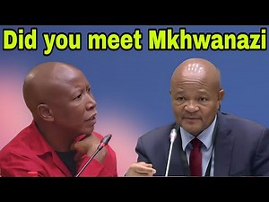 Julius Malema making Senzo Mchunu Sweat. Did you meet Mkhwanazi & Masemola?