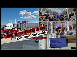 Travel Home Day MCO Terminal C To Gatwick Airport | #orlando #travelday #mco #gatwick