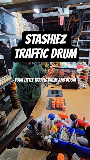 Stash Container Traffic drum