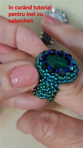 In curând tutorial inel cu cabochon #handmadebybuni