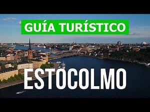 Ciudad de Estocolmo en 4k. Suecia, Estocolmo para visitar