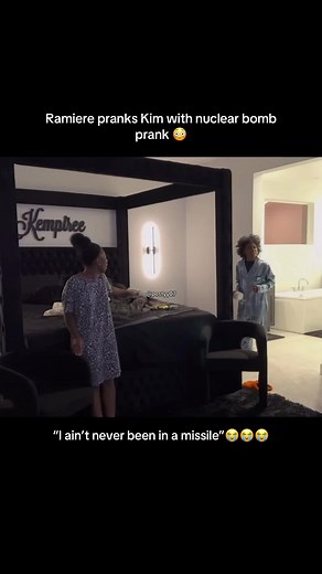 Nuclear Bomb Prank: Kim and Ramiere's Crazy Reaction