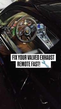 How To Reprogram A Valved Exhaust Remote! 🔧⚡️ #shorts