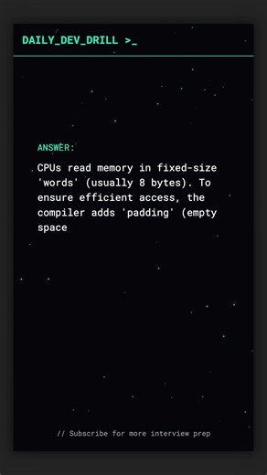 Memory Padding: Does Struct Order Matter? 🧠