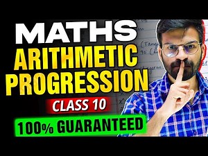 ARITHMETIC PROGRESSION in Maths Class 10🔥 Most Important Questions +PYQ SOLVED | Maths Live Marathon