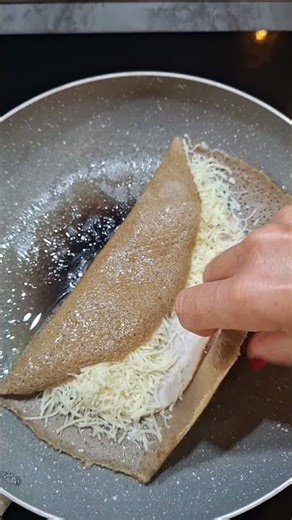 Galette complète revisitée 🤤 gaufre de pomme de terre + œuf coulant 😋 #alexfaitdelacuisine
