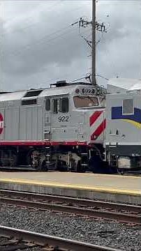 Amtrak California Engine Move With Caltrain 922!
