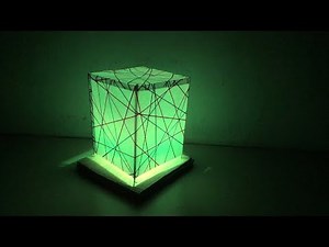 How to make Night Lamp Light Stand from Cardboard and Paper | Benjamin DIY