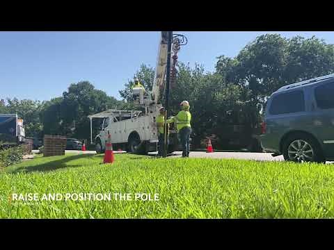 Direct Burial Pole Install