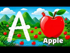 🔤 Letter A A for Apple & Ant 🍎🐜 ABC Phonics for Kids Jojo Learns Alphabet