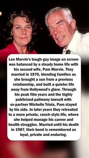 Lee Marvin & Pam Marvin’s Loyal Hollywood Marriage