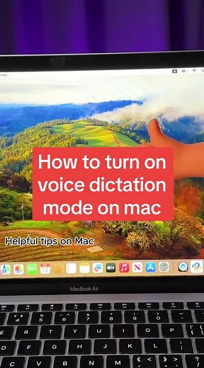 How to turn on voice dictation mode on mac?#mactips #macostips