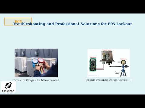 Amana Error Code E05 – High Pressure Switch Lockout Fix