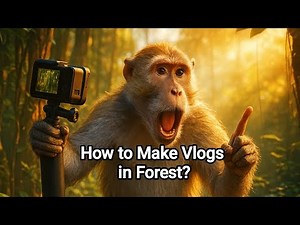 How to be a jungle vlogger | Monkey Tutorial