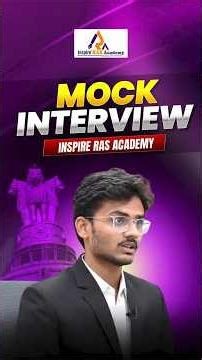 RAS Mock Interview Training | Inspire RAS Academy | Build Confidence for RAS Personality Test