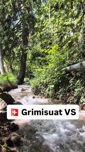 Le bisse de Grimisuat dans la région de Sion.