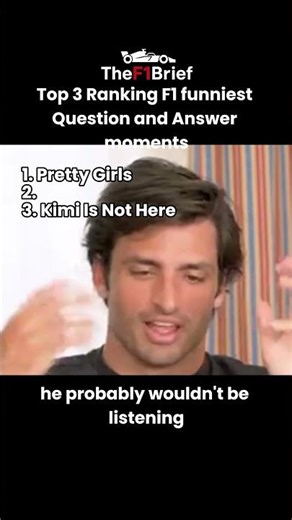 Ranking F1 funniest Question and Answer moments