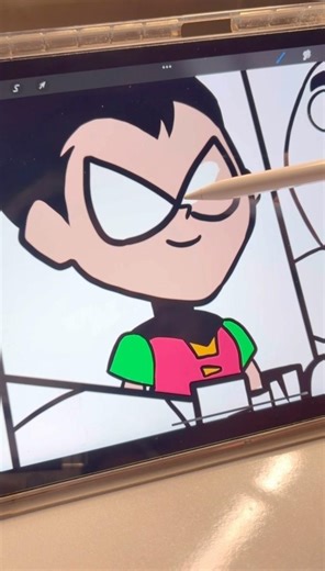 Speedpaint: Robin & Cyborg (Teen Titans Go)#teentitansgo #robin #cyborg #coloring #digitalart